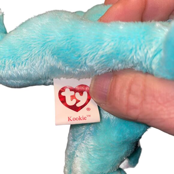 Vintage Ty Beanie Plush Dog Kookie Fantasy Circus Shower Nursery Decor Gift 6" - Picture 8 of 12